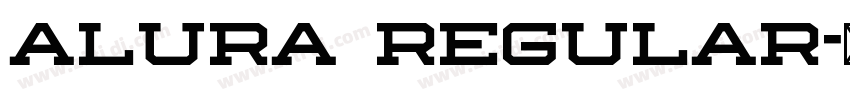 alura regular字体转换 alura regular字体转换